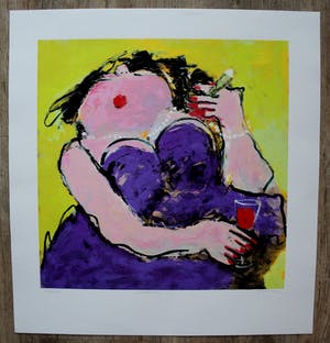 Gerdine Duijsens-Kroeze - Zeefdruk: Willemien kopen? Bied vanaf 175!