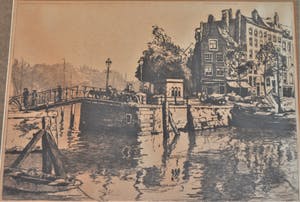 Jan Sirks - Amsterdam stadsgezicht kopen? Bied vanaf 1!