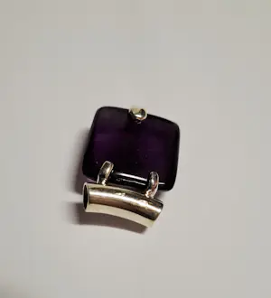 Zilveren design Hanger met Amethist kopen? Bied vanaf 50!