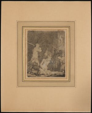 Rembrandt van Rijn - De kaartspeler + De onthoofding van Johannes de Doper kopen? Bied vanaf 1!