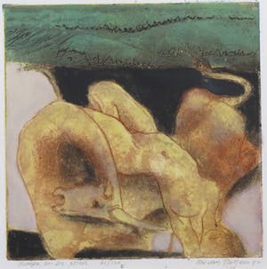 Ru van Rossem - Reliëfets en aquatint, Europa en de stier - Ingelijst kopen? Bied vanaf 60!