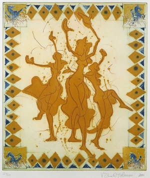 Ronald Tolman - Ets, Drie gratiën - Ingelijst kopen? Bied vanaf 40!