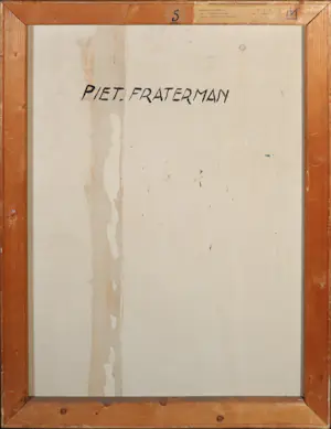 Pieter Fraterman - Olieverf op karton, Bloemstilleven - Ingelijst kopen? Bied vanaf 50!