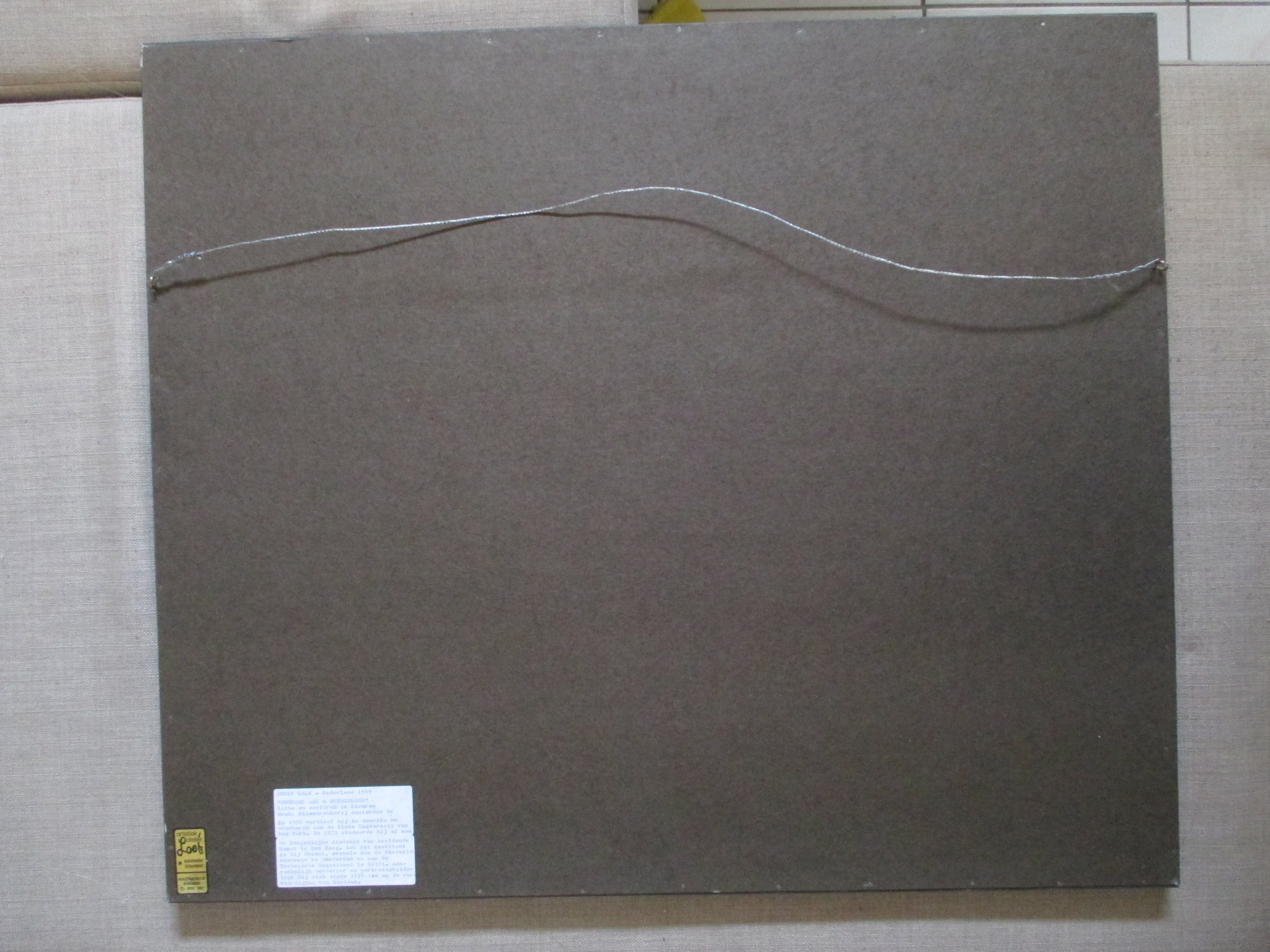 Joseph Cals - Ingelijste litho "Hommage aan Graham Sutherland" kopen? Bied vanaf 50!