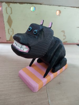 Peter Bastiaanssen - Zittende borderliner op kleed kopen? Bied vanaf 140!