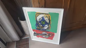 Karel Appel - litho EA, gesigneerd r.o. en '66 kopen? Bied vanaf 575!