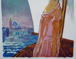Kees van Dongen - Gravure 1001 nacht: :'Rose -dans-le-calice chez le roi Derbas' kopen? Bied vanaf 15!