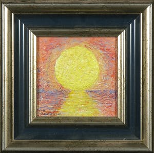 Bitia Rosendor - Acryl op hardboard, Zon kopen? Bied vanaf 1!