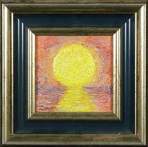 Bitia Rosendor - Acryl op hardboard, Zon verkocht voor € 1!