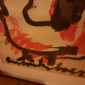 Anton Heyboer - Kip met lijst kopen? Bied vanaf 185!