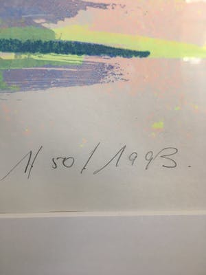 Judith Gor - Kleurenlitho z.t. kopen? Bied vanaf 35!