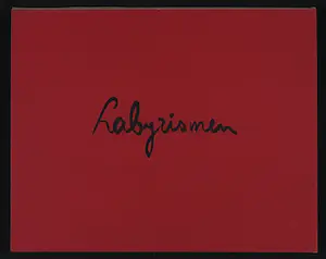 Constant - & Arthur C. Caspari, Colofon van 9 litho's en verhaal in 10 delen! "Labyrismen" kopen? Bied vanaf 1000!