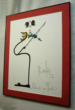 AcheterBerthold Spies - Gemengde techniek , Musik ist Liebe – Lijst, 74½ x 59½ cm - 2007? Enchérissez de 100!