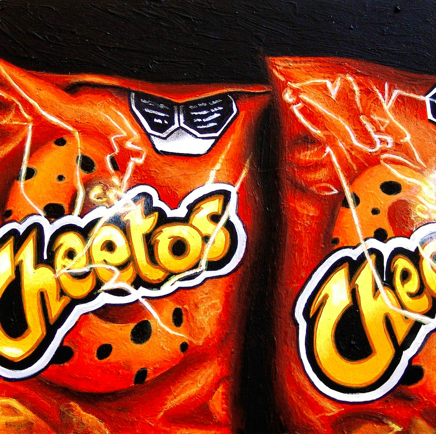 Gerard Boersma - Cheetos (Stilleven van twee zakken Cheetos kaaschips ) kopen? Bied vanaf 125!