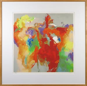 Peter Munnik - Zeefdruk, Zonder titel II - Ingelijst kopen? Bied vanaf 40!