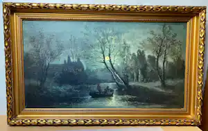 Edward Moerenhout - landschap bij maanlicht verkauft für € 75!