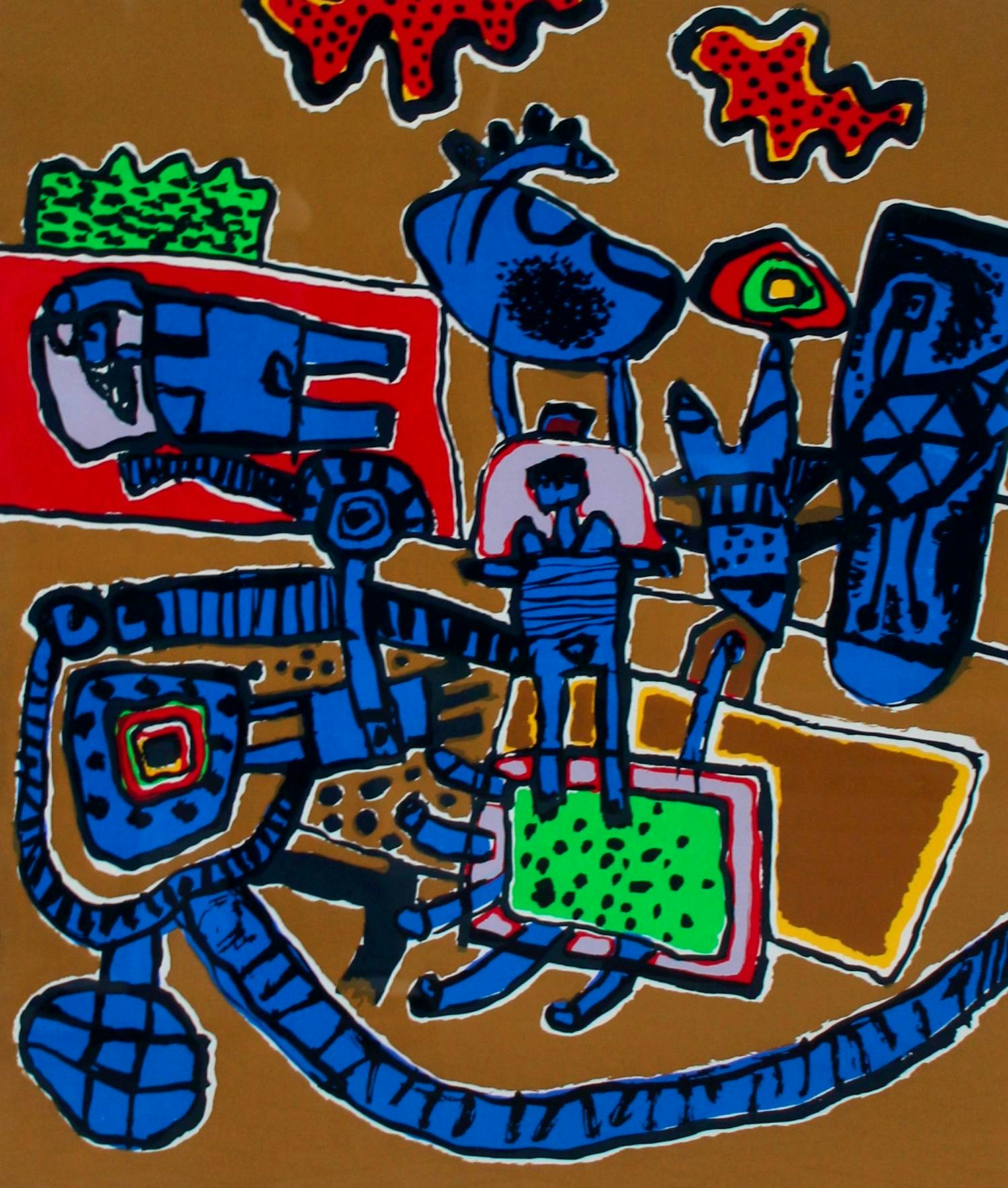 Corneille - Ingelijste litho: Les jeux de l'été - 1983 kopen? Bied vanaf 399!