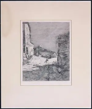 Hans van Dokkum - en anderen, Lot van 10 etsen/litho's door verschillende kunstenaars kopen? Bied vanaf 40!