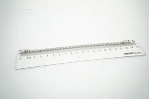 28-  Zo goed als nieuwe 1e gehalte Zilveren "Vossestaart" armband kopen? Bied vanaf 40!