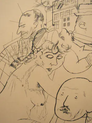 Georg Grosz - VIER LITHOGRAPHIEN " ECCE HOMO " 1923 . kopen? Bied vanaf 200!