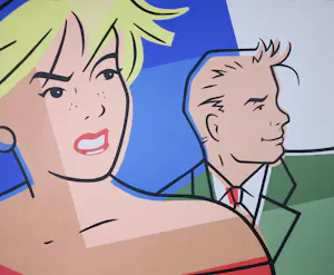 Luc Verschuuren - Acryl op doek, Dérivé - (Groot) kopen? Bied vanaf 300!