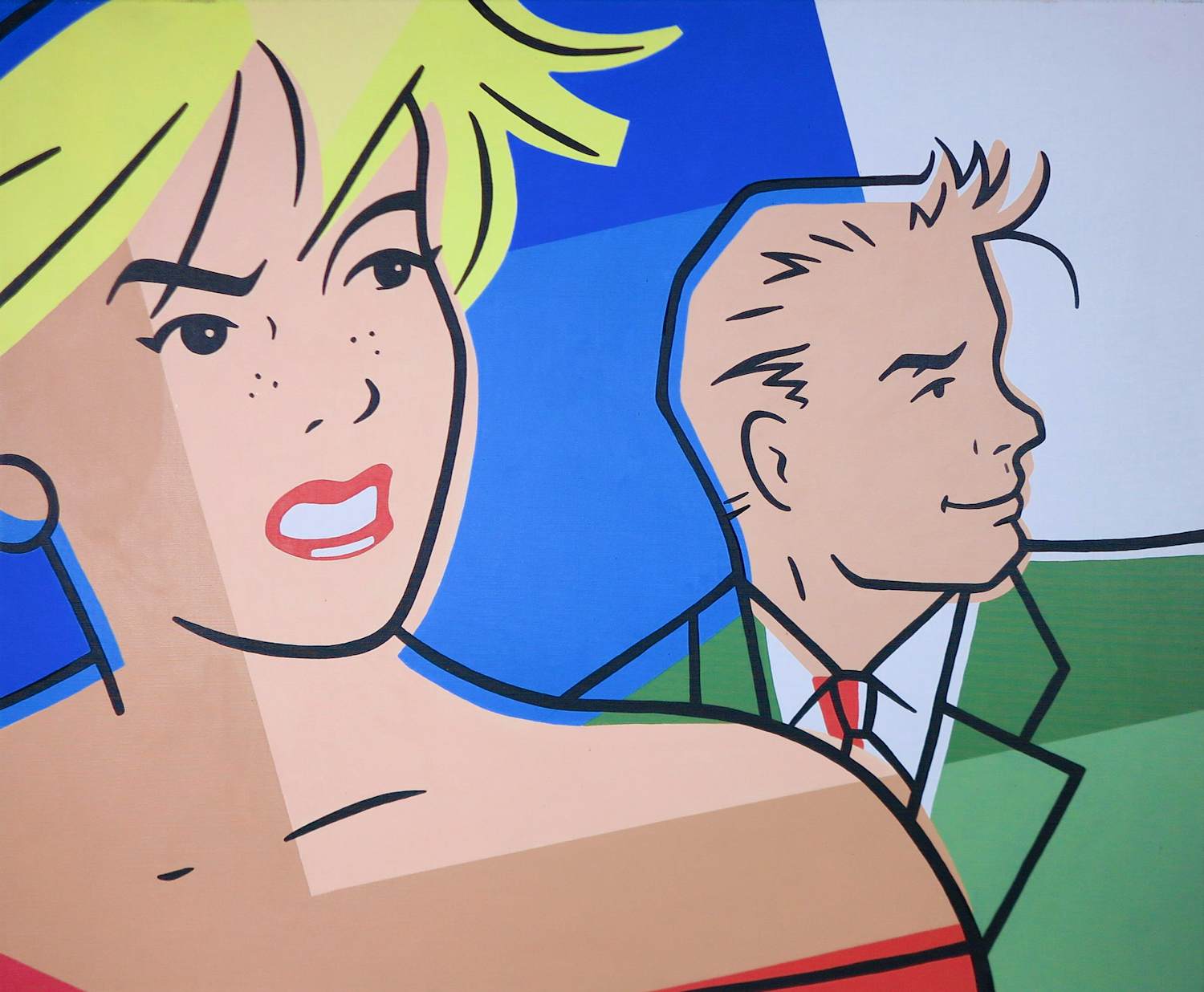 Luc Verschuuren - Acryl op doek, Dérivé - (Groot) kopen? Bied vanaf 300!