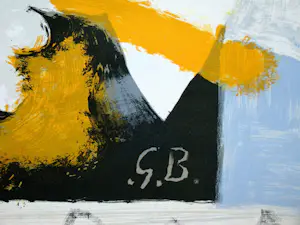 Georges Braque - L'oiseau jaune- 1959 - Originele litho - In de plaat gesigneerd - Mourlot kopen? Bied vanaf 120!