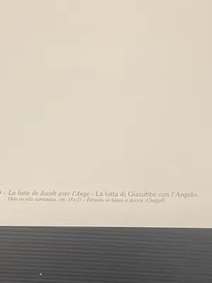 Marc Chagall - La lutte de Jakob et l'Ange kopen? Bied vanaf 40!