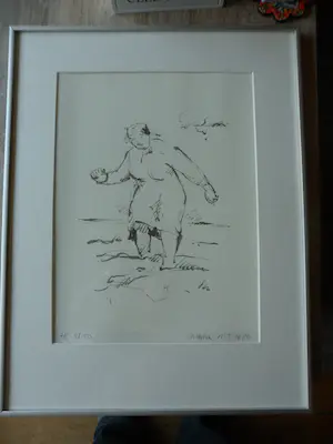 Nic Jonk - Zeefdruk, Vrouw , uit 15-03-1984 kopen? Bied vanaf 35!