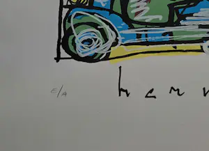 Herman Brood - Yaya - ingelijst - EA kopen? Bied vanaf 350!