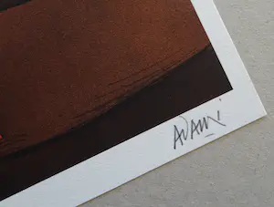 Valerio Adami - Statuette - kleuren - lithografie 1982 -handgesigneerd en genummerd kopen? Bied vanaf 69!