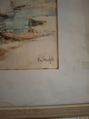 Hein Heertjes - Landschap met boten kopen? Bied vanaf 100!