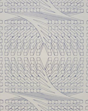 Jan van den Abbeel - Geometrisch abstract, zeefdruk kopen? Bied vanaf 50!
