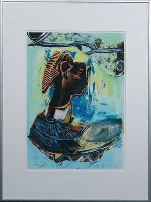 Ella Joosten - Zeefdruk, Cleopatra- Ingelijst kopen? Bied vanaf 1!