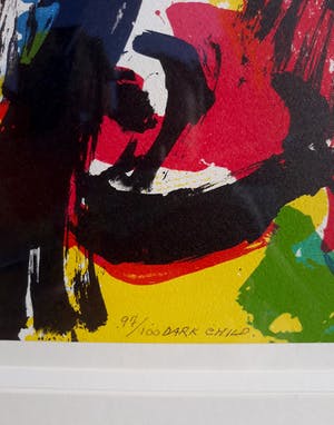 Eugene Brands - Dark child, litho (netjes ingelijst) kopen? Bied vanaf 250!