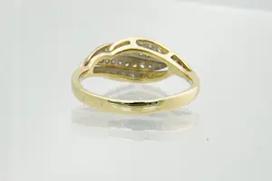 66 - 18 karaat geel gouden ring met diamant ca 0.25 crt briljant kopen? Bied vanaf 235!