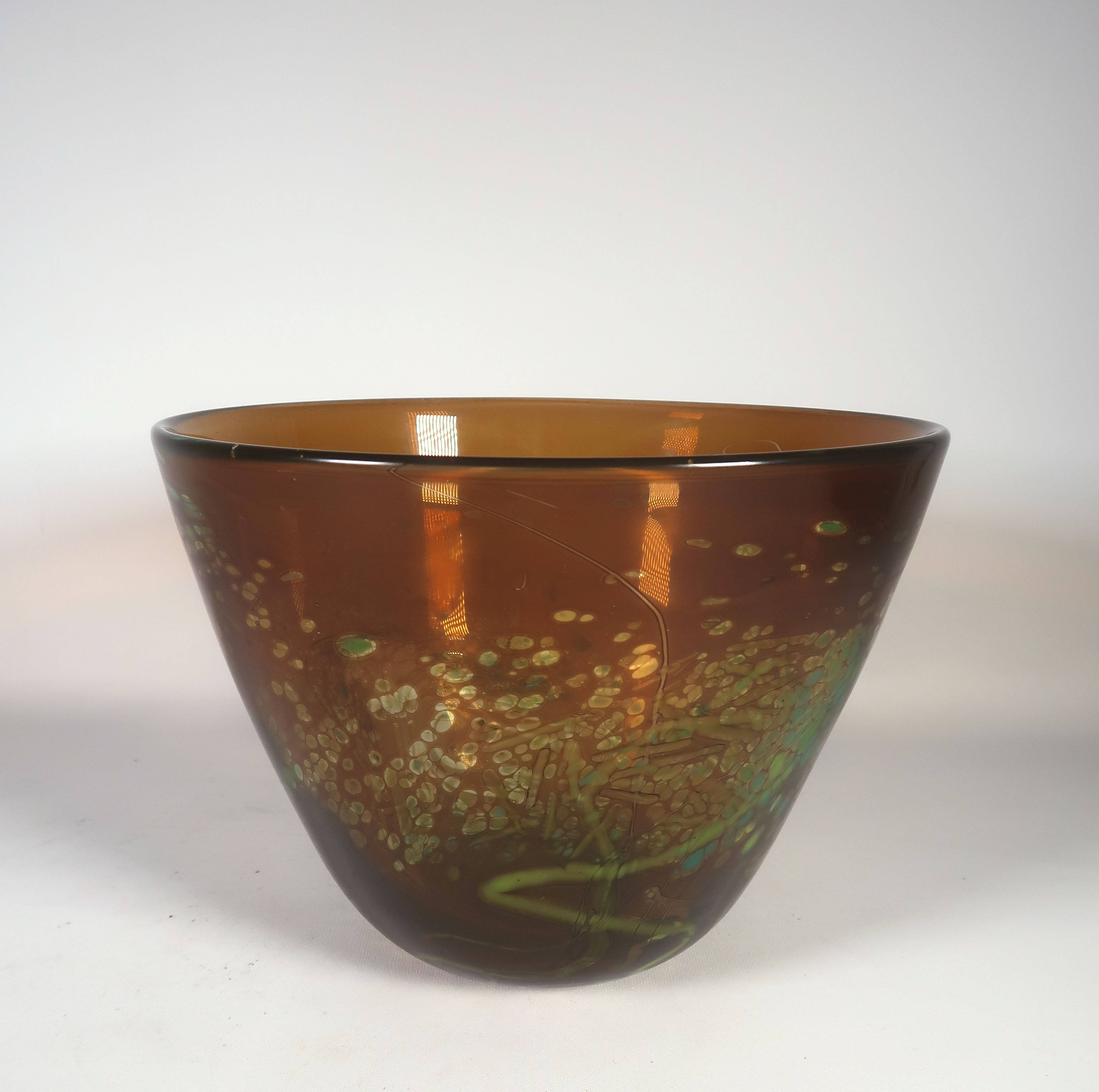 Willem Heesen - Glas, Meerkleurige vaas verkocht voor € 250!