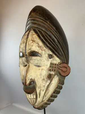 Igbo - 220921 - African IGBO Mask - Nigeria. kopen? Bied vanaf 65!