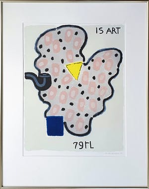 Reinier Lucassen - 'Is Art' 1979 - Ingelijst kopen? Bied vanaf 155!