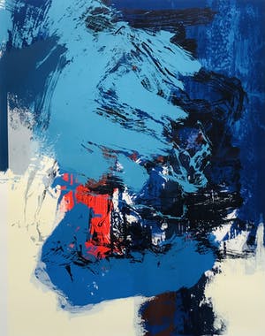 Robbert Fortgens - zonder titel met lijst (GJ-16) kopen? Bied vanaf 75!