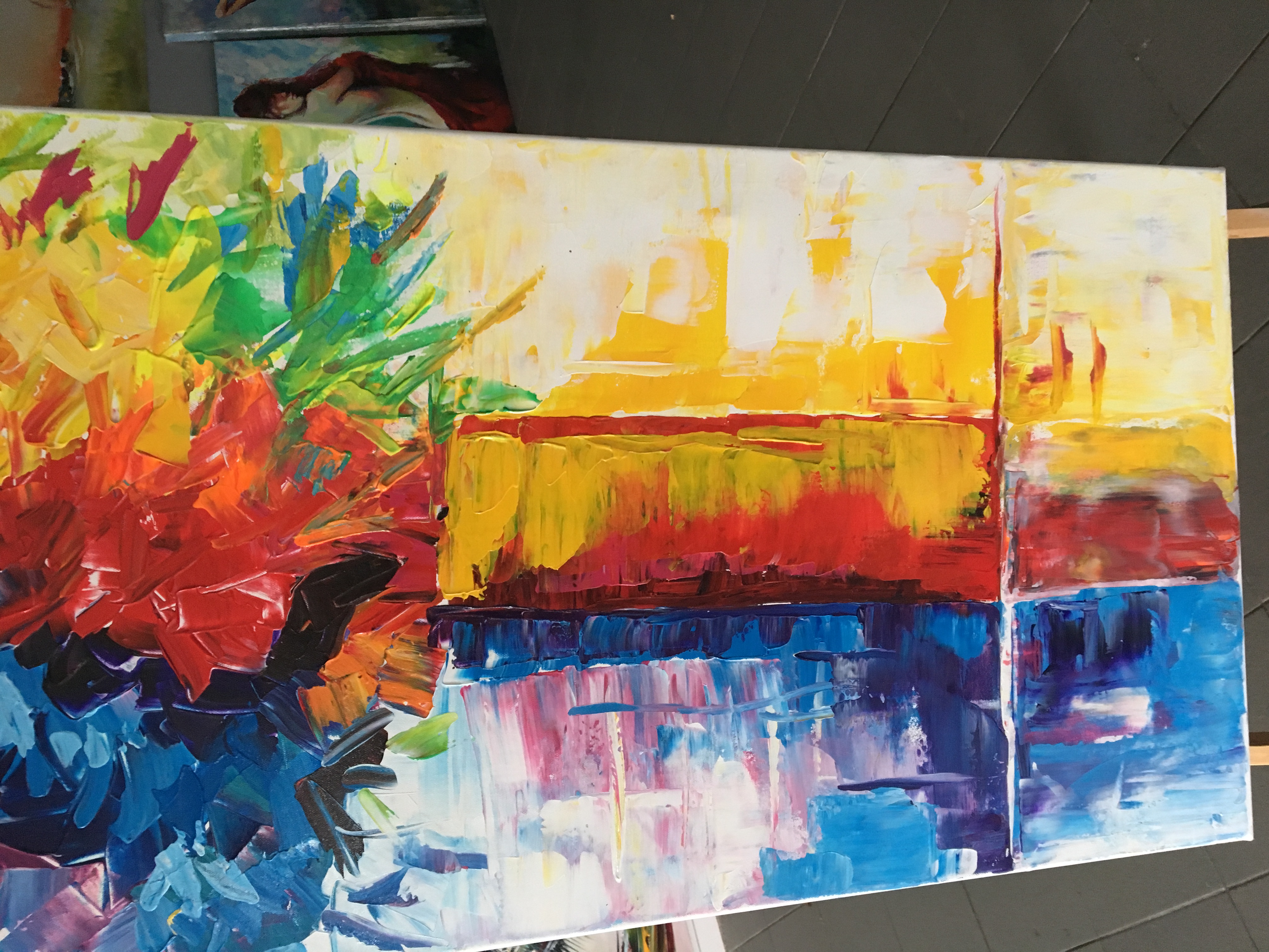 Niet of onleesbaar gesigneerd - Alex L.- Fantasie bloemen kopen? Bied vanaf 1!