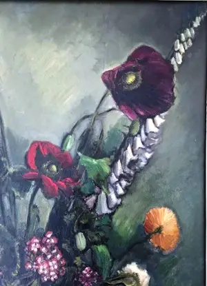 Dirk Filarski - Veldbloemen in een vaas ~1930 kopen? Bied vanaf 1100!