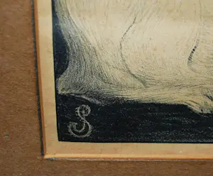 Jan Schonk - steendruk konijnen - ingelijst kopen? Bied vanaf 75!