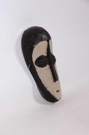 Lega - Houten paspoortmasker met kauri vormige ogen kopen? Bied vanaf 1!