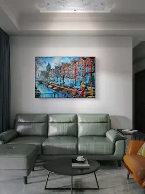 Elva Polyakova - Spring time, Together in Amsterdam : painting's 2 x st. kopen? Bied vanaf 275!