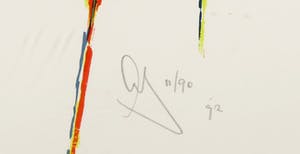 Arty Grimm - Zeefdruk, Zonder titel - Ingelijst kopen? Bied vanaf 50!