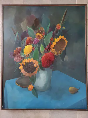 Jan de Leeuw - Bloemstilleven (groot!) kopen? Bied vanaf 125!