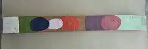 Piet Dirkx - Encaustiek. Gekleurde was op houten balk. verkauft für € 79!