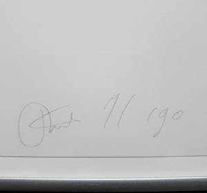 Rob van Koningsbruggen - Compositie in zwart, grijs en wit, zeefdruk (mooi ingelijst) kopen? Bied vanaf 125!