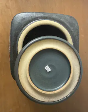 Martin Goedersmann - Deckeldose aus Steinzeug mit Feldspatglasur kopen? Bied vanaf 69!